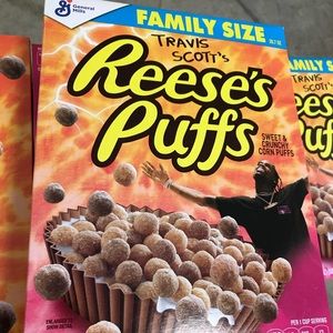 Limited addition Travis Scott Reesie puffs Cereal